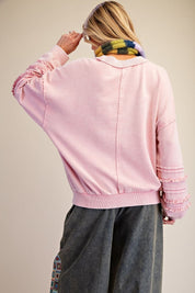 Better Days Washed Terry Knit Tunic - Westly