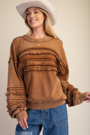 Better Days Washed Terry Knit Tunic - Westly