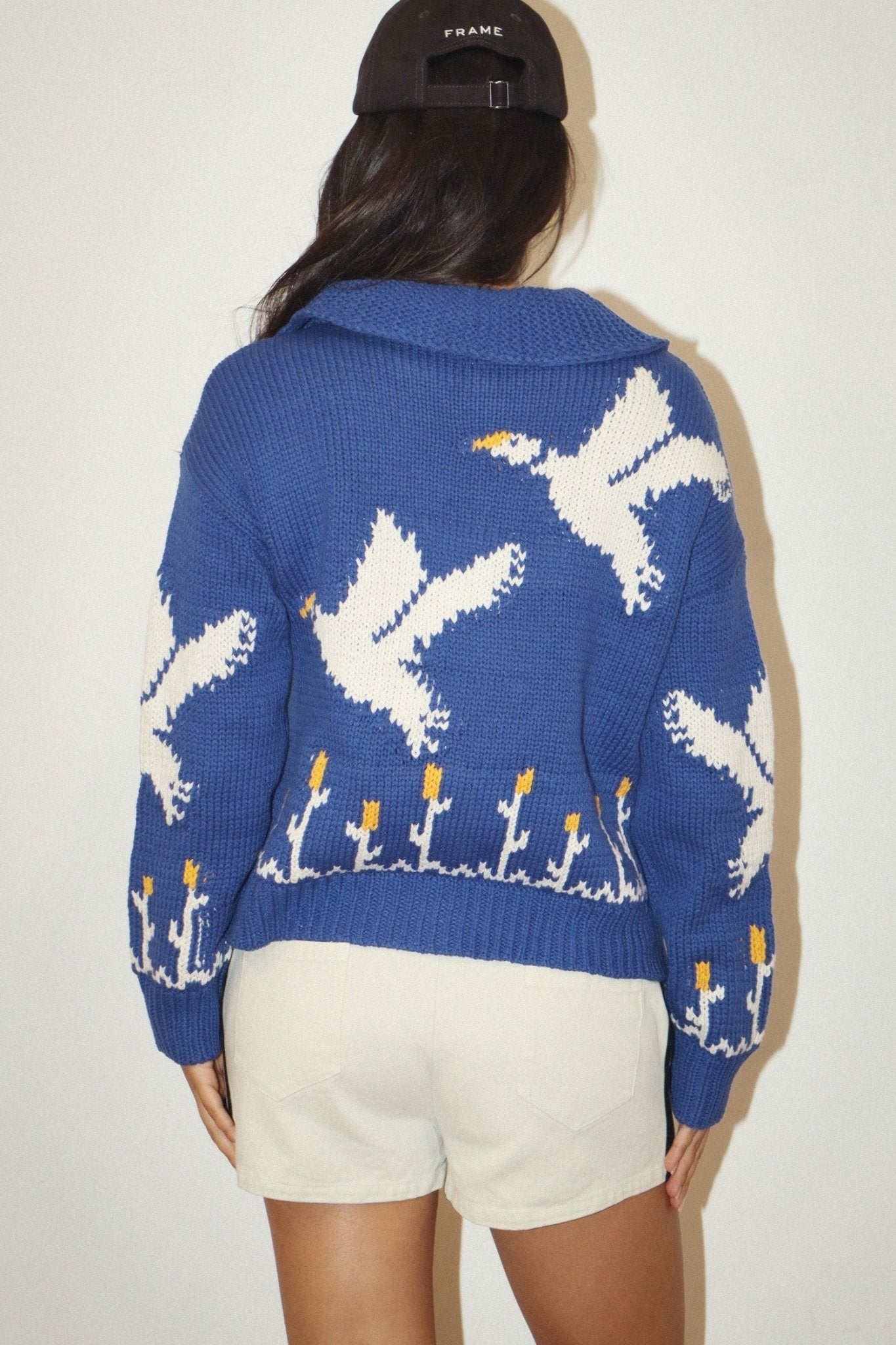 Birds of a Feather Zip-Up Cardigan - Westly
