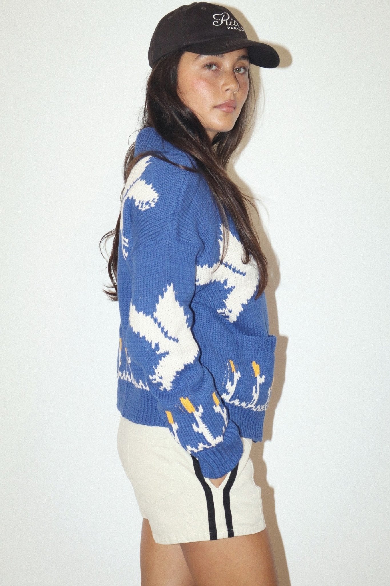 Birds of a Feather Zip-Up Cardigan - Westly