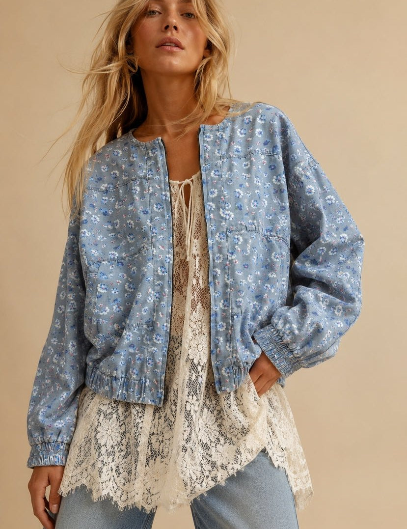 Bishop Floral Bomber Jacket - Westly