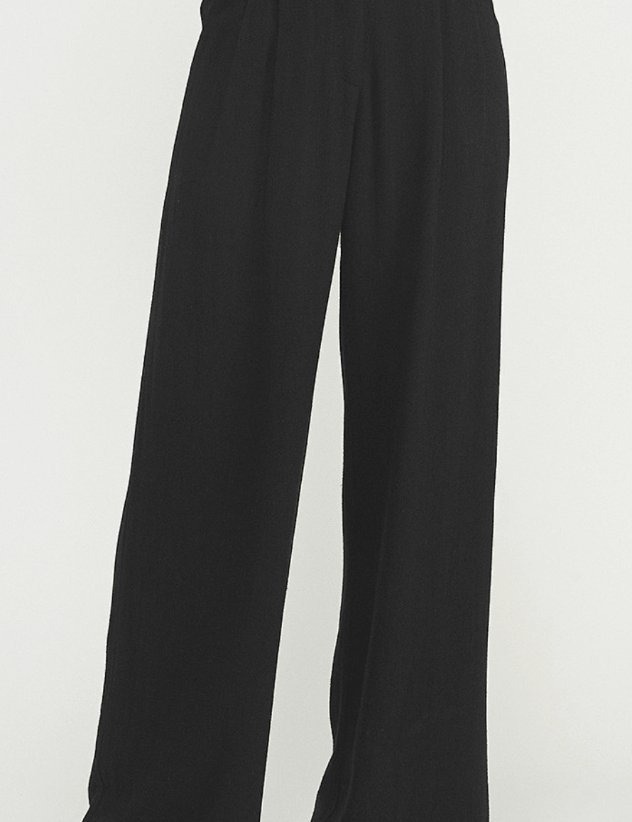 Blaire Wide - Leg Pleated Trousers - Westly