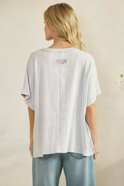 Bluebell Quilted Heart Vintage Top - Westly