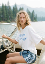 Boat Captain Oversized Graphic Tee - Westly