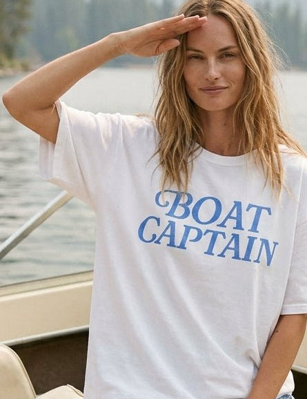 Boat Captain Oversized Graphic Tee - Westly