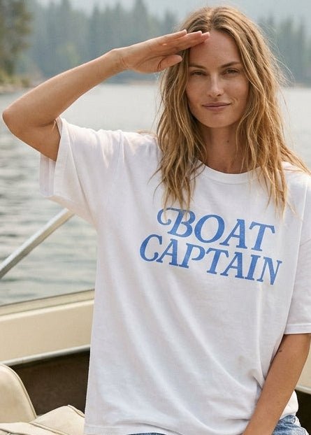 Boat Captain Oversized Graphic Tee - Westly