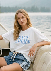 Boat Captain Oversized Graphic Tee - Westly