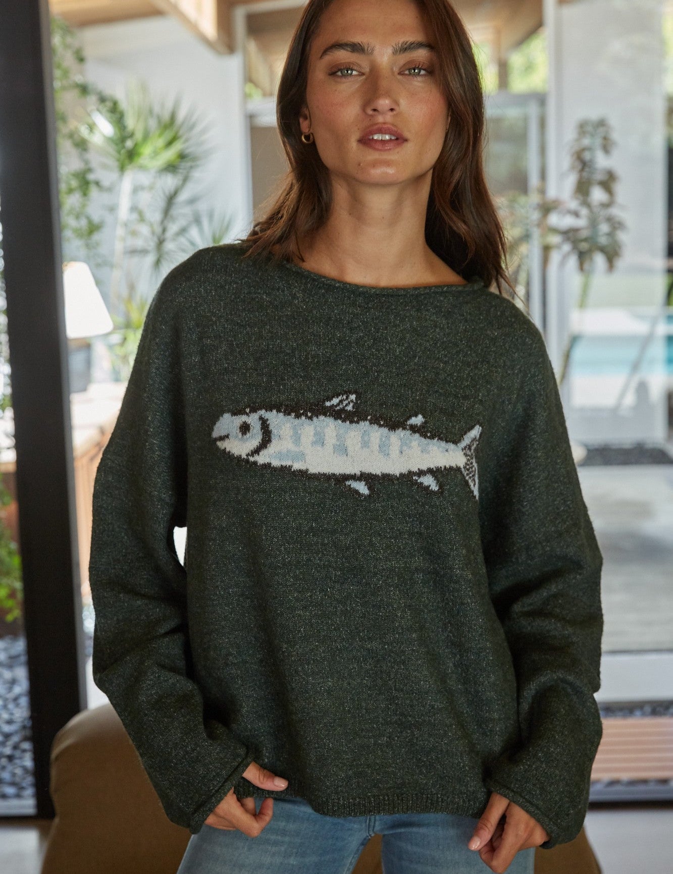 Bodega Bay Sardine Knit Sweater - Westly