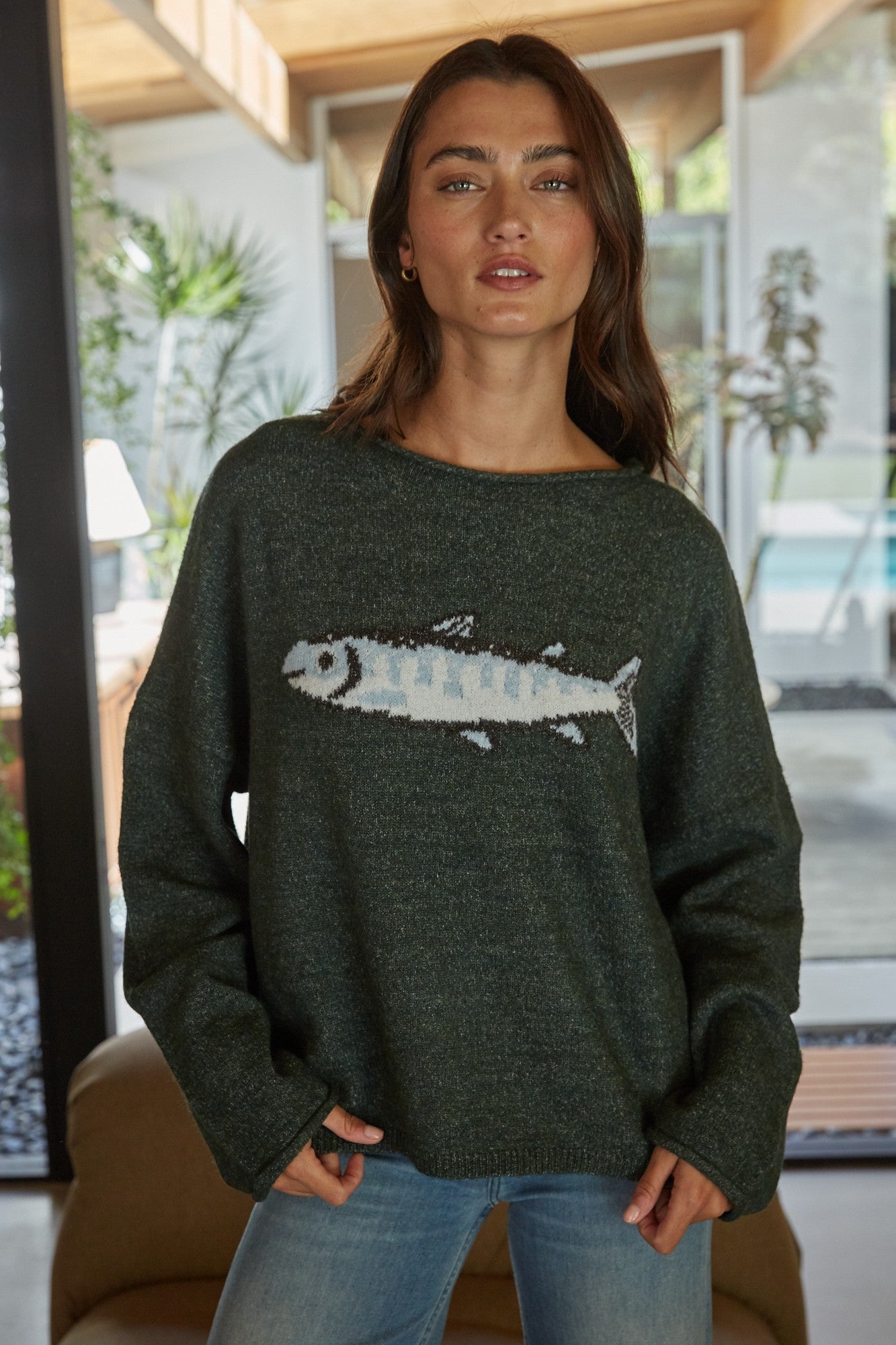 Bodega Bay Sardine Knit Sweater - Westly