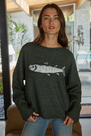 Bodega Bay Sardine Knit Sweater - Westly