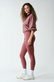 Body Language Crossover Waist Leggings - Westly
