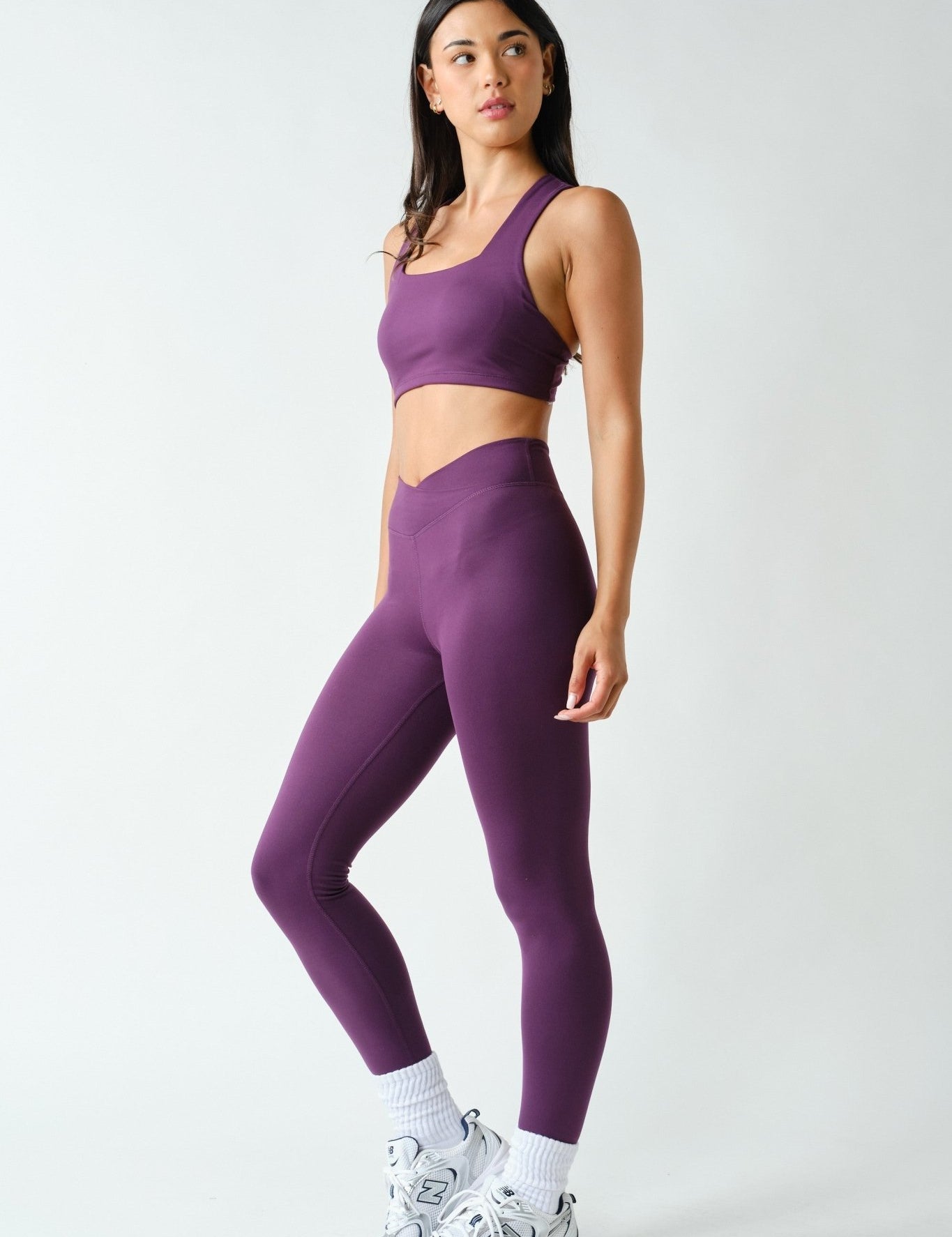 Body Language Crossover Waist Leggings - Westly