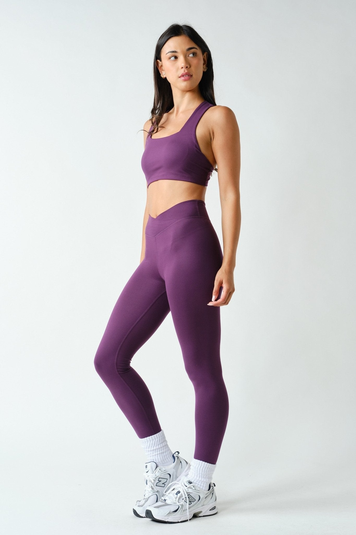 Body Language Crossover Waist Leggings - Westly