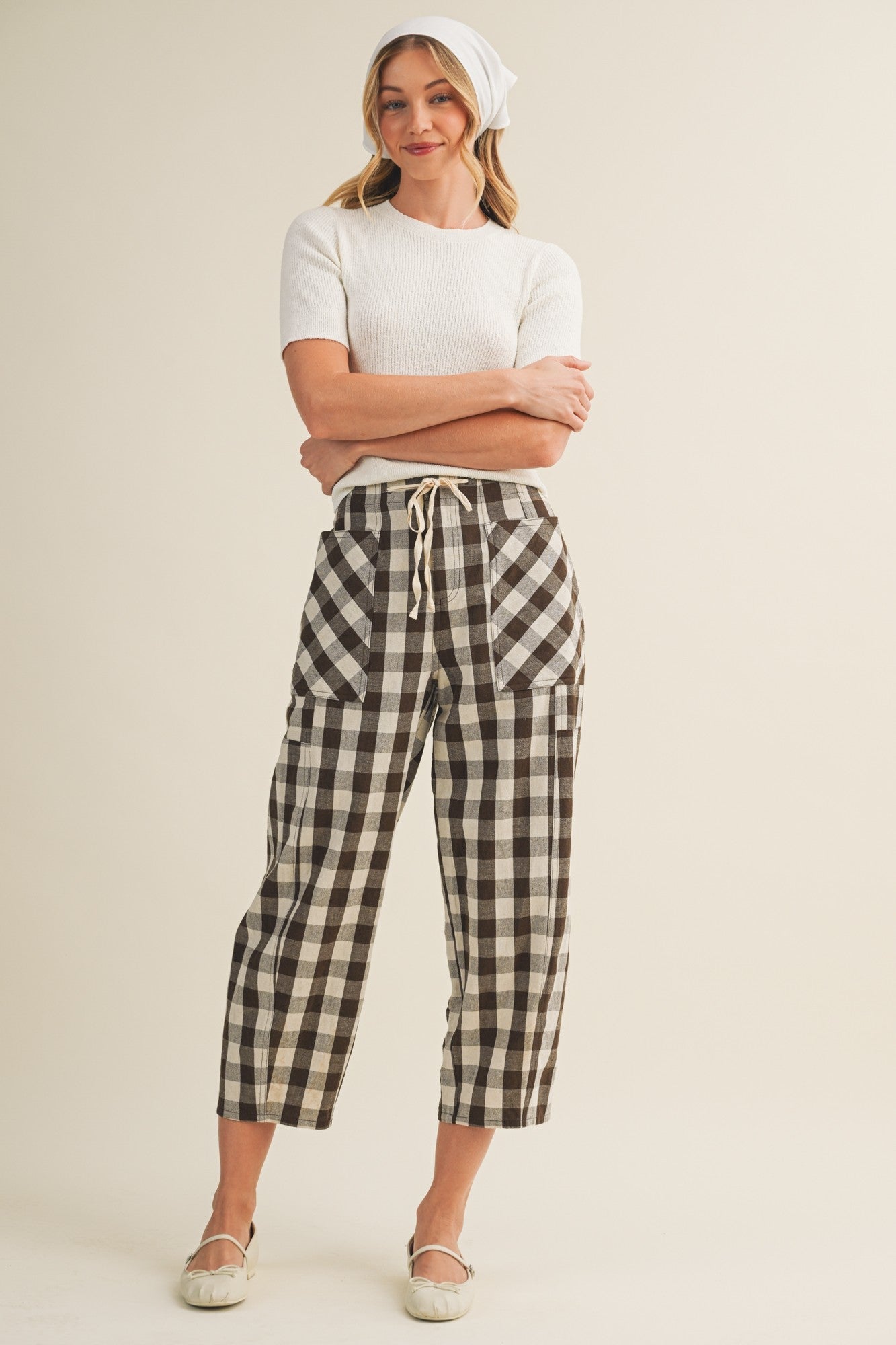 Bonnie Casual Plaid Pants - Westly