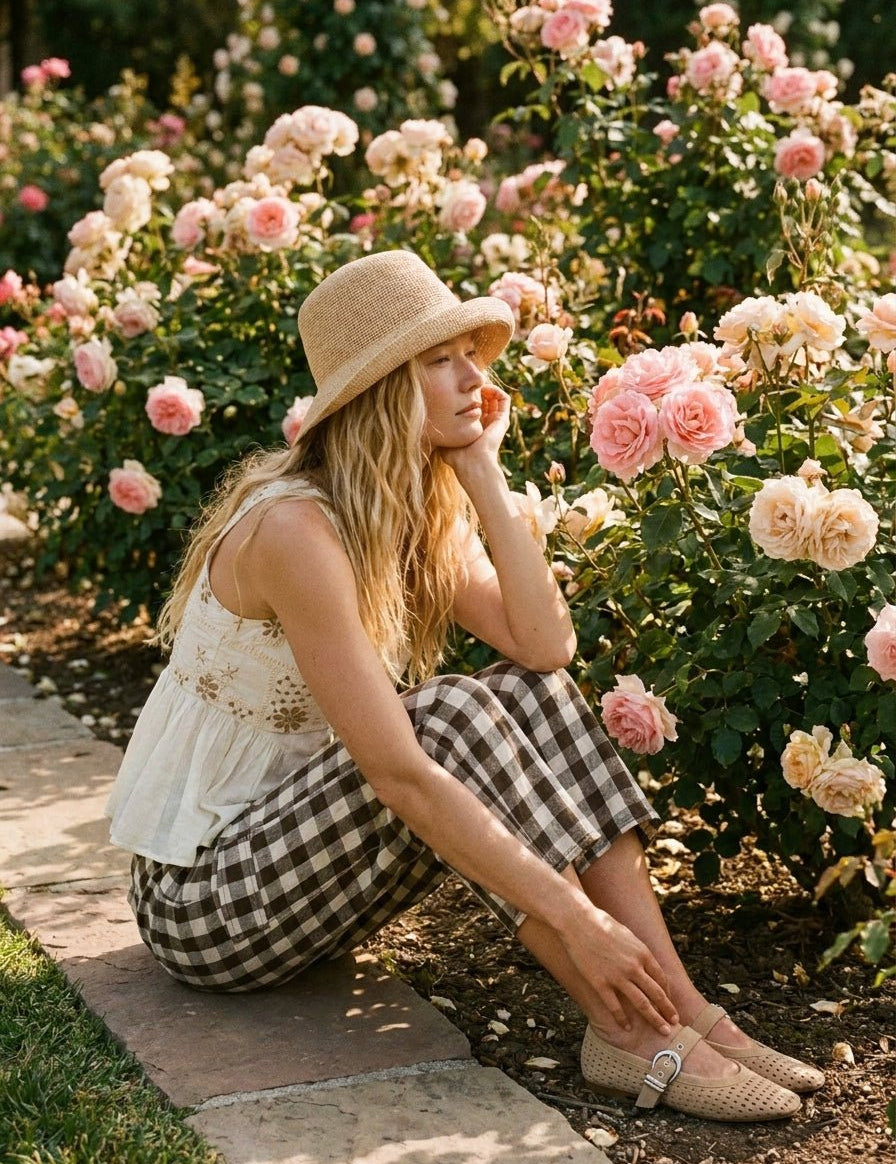 Bonnie Casual Plaid Pants - Westly