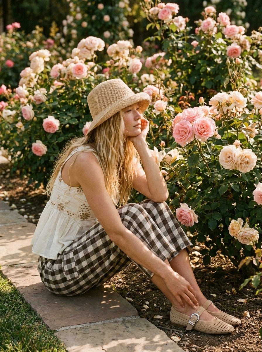 Bonnie Casual Plaid Pants - Westly