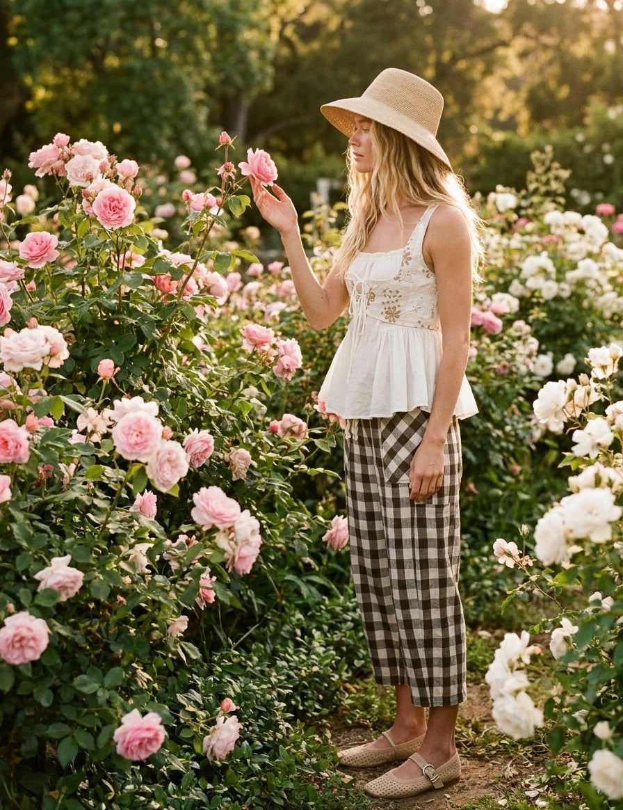 Bonnie Casual Plaid Pants - Westly