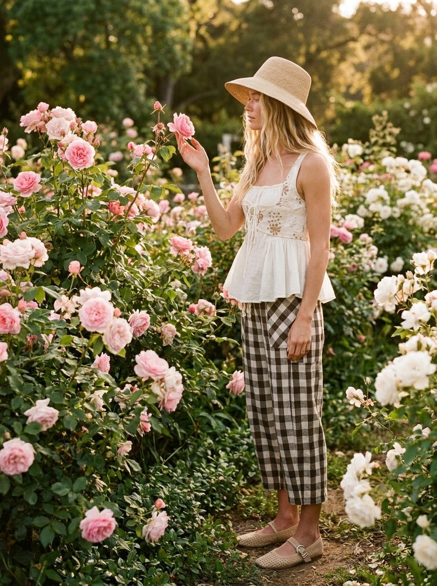 Bonnie Casual Plaid Pants - Westly