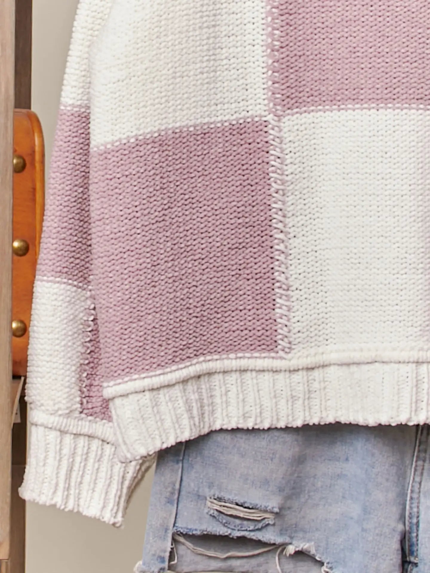 Bonnie Color Block Loose - Fit Sweater - Westly
