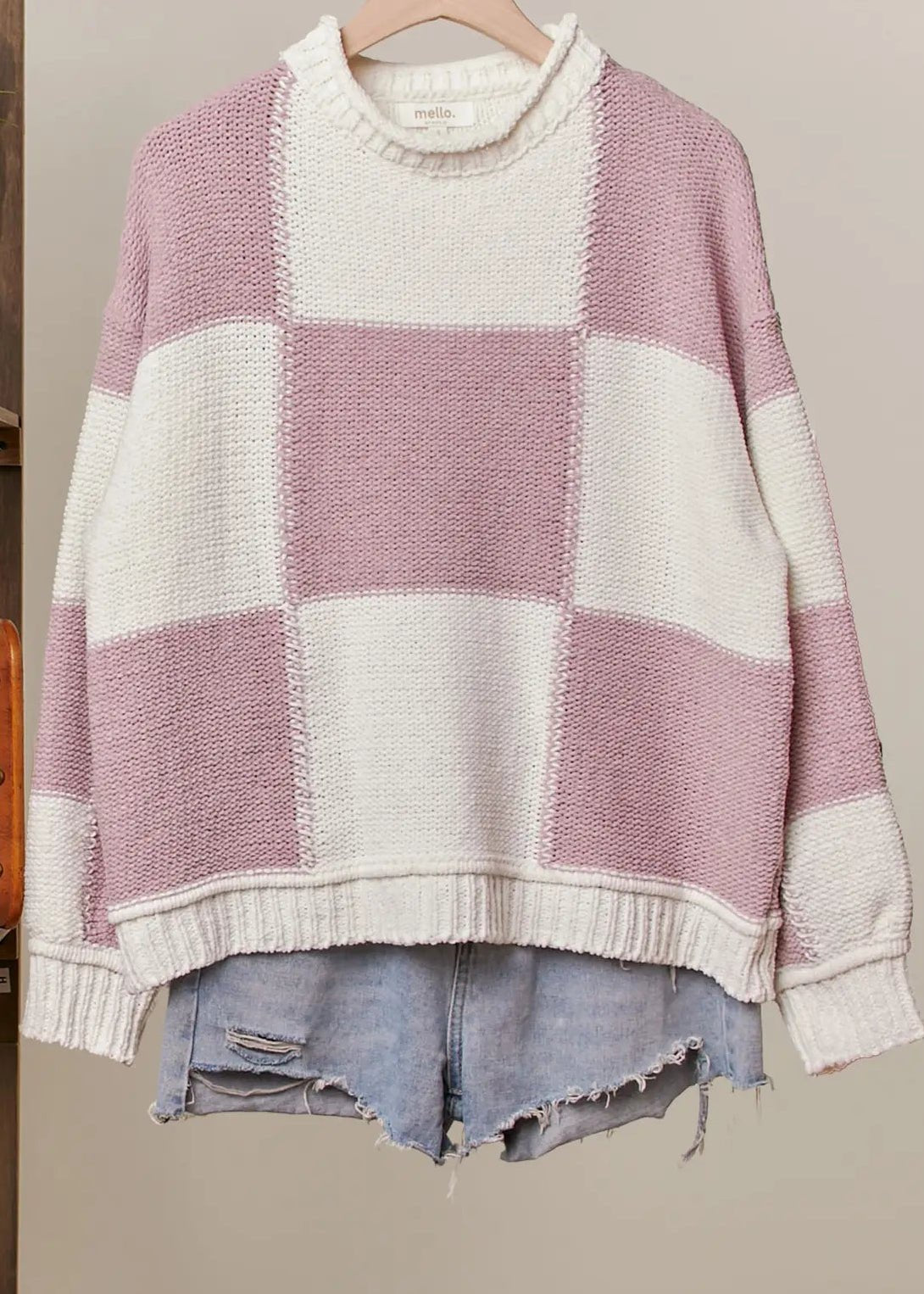 Bonnie Color Block Loose - Fit Sweater - Westly