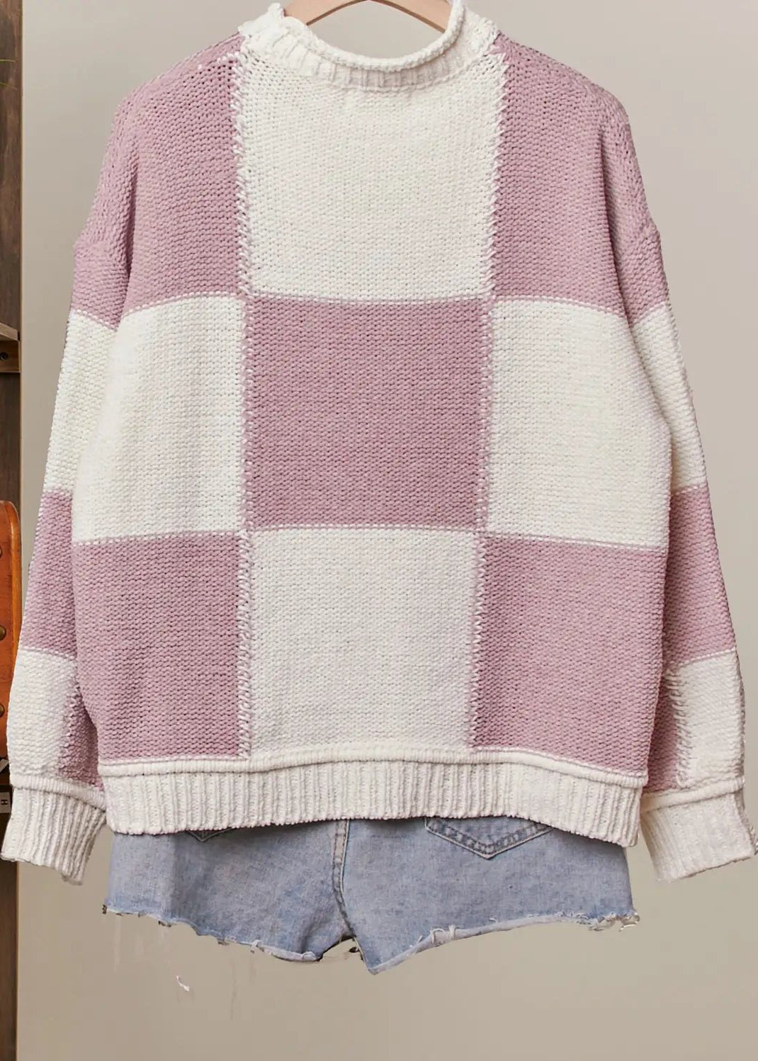Bonnie Color Block Loose - Fit Sweater - Westly