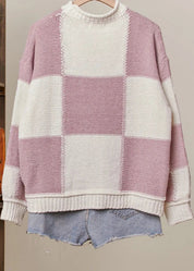 Bonnie Color Block Loose - Fit Sweater - Westly