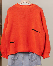 Boo Society Ghost Knit Sweater - Westly