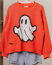 Boo Society Ghost Knit Sweater - Westly