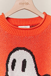 Boo Society Ghost Knit Sweater - Westly