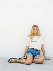 Born To Yap Oversized Graphic Tee - Westly