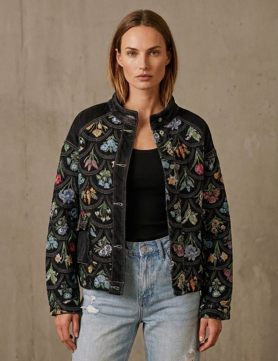 Botanical Study Jacquard Jacket - Westly