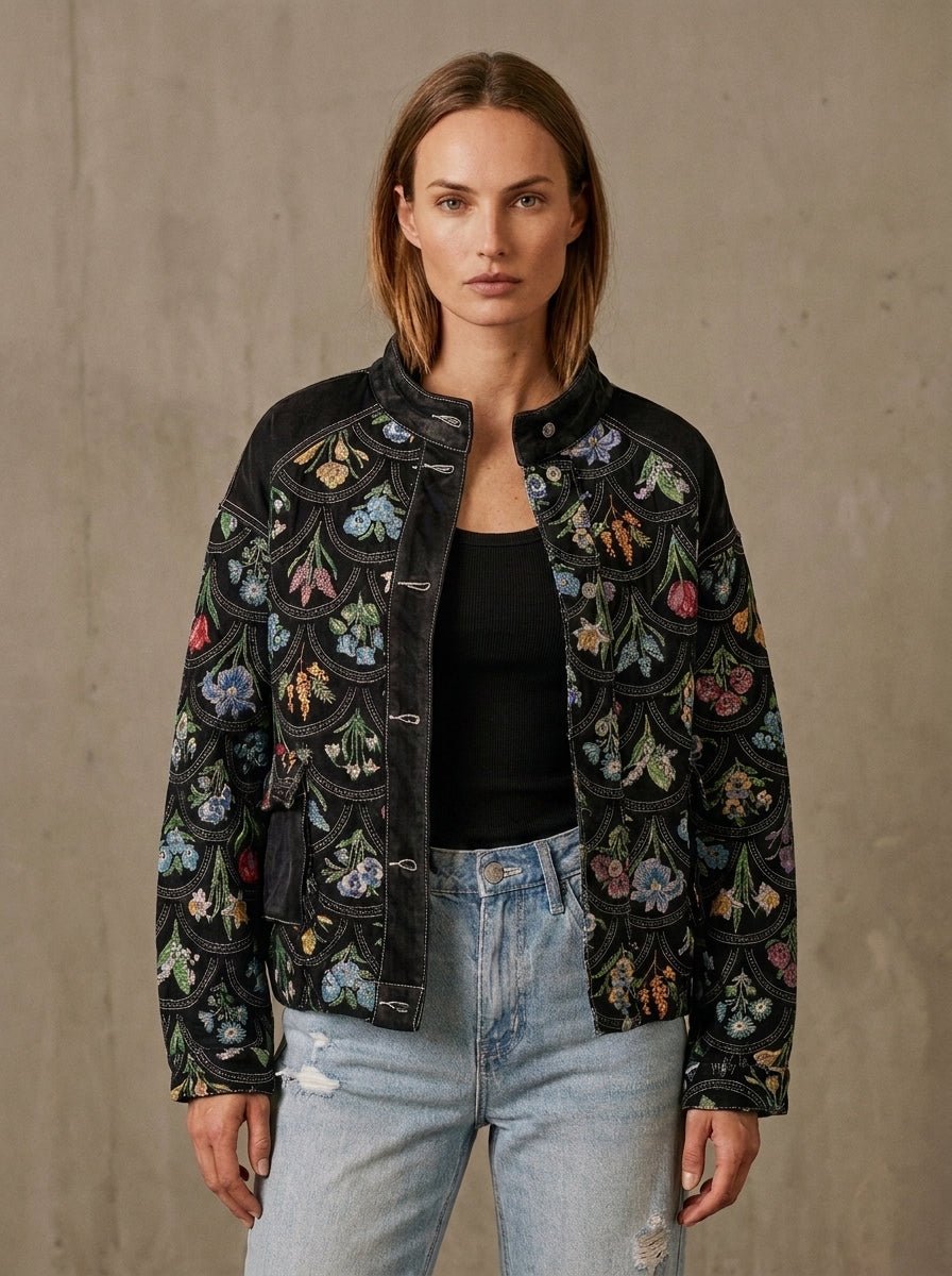 Botanical Study Jacquard Jacket - Westly