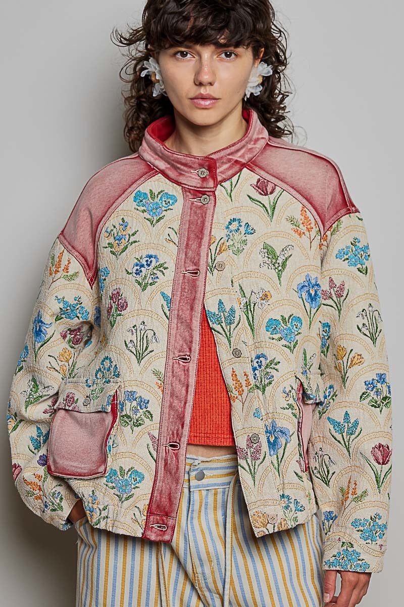 Botanical Study Jacquard Jacket - Westly
