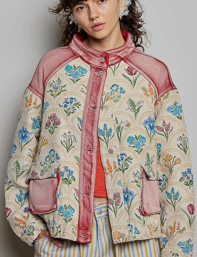 Botanical Study Jacquard Jacket - Westly