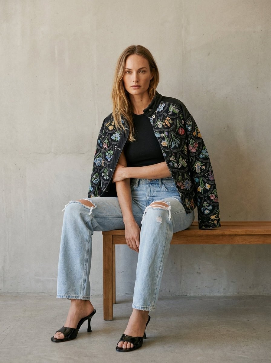 Botanical Study Jacquard Jacket - Westly