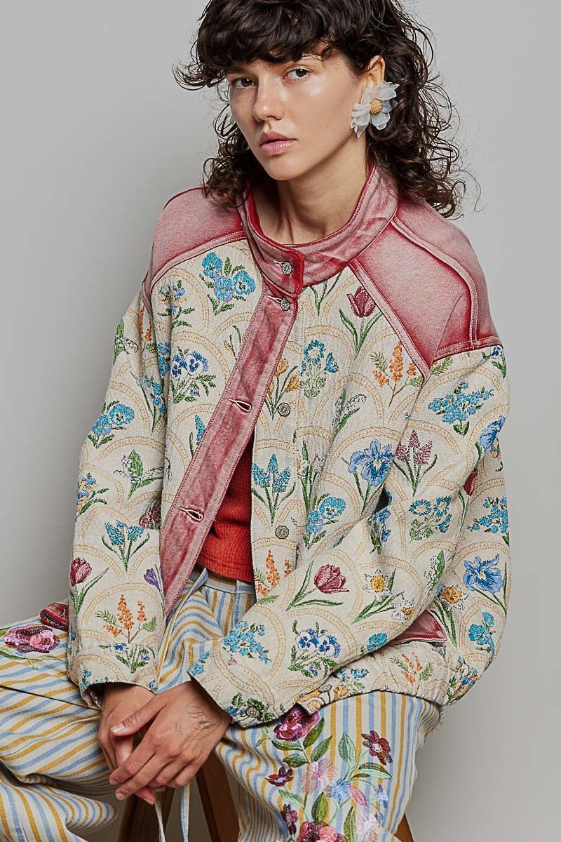 Botanical Study Jacquard Jacket - Westly