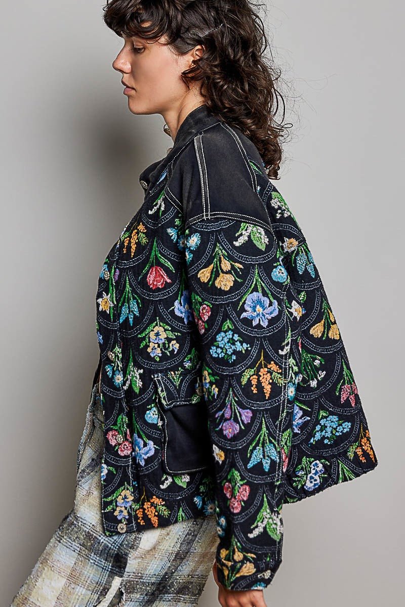 Botanical Study Jacquard Jacket - Westly