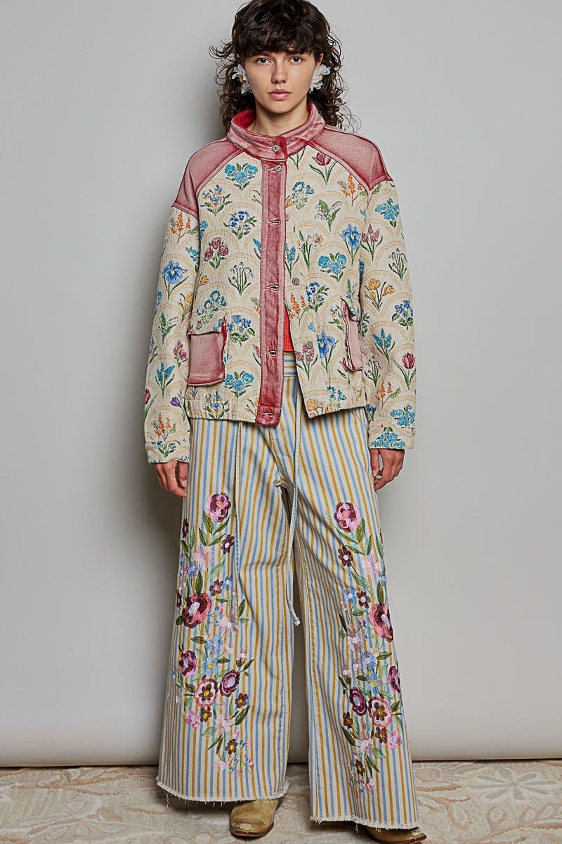 Botanical Study Jacquard Jacket - Westly