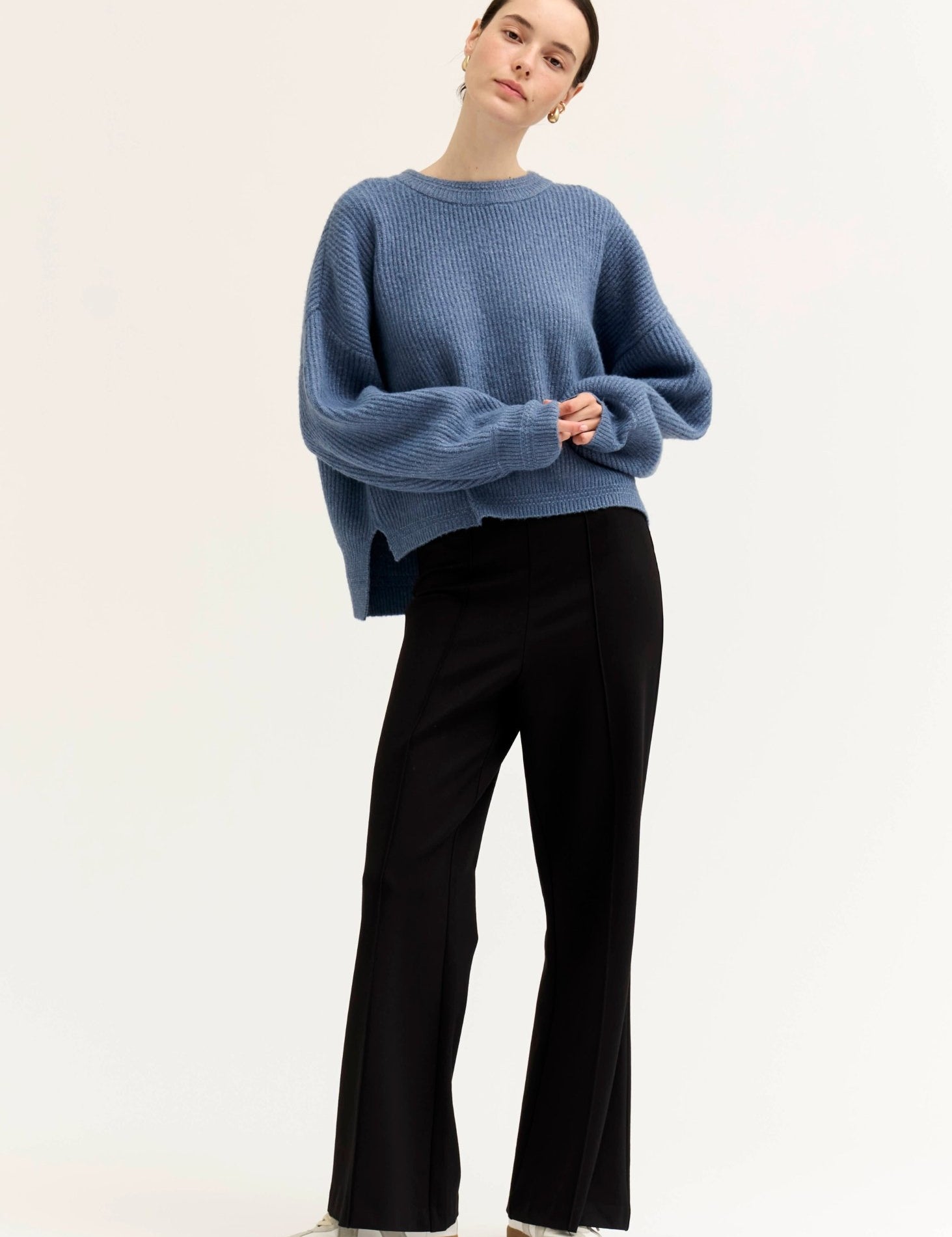 Breezeway Oversized Rib Knit Sweater - Westly