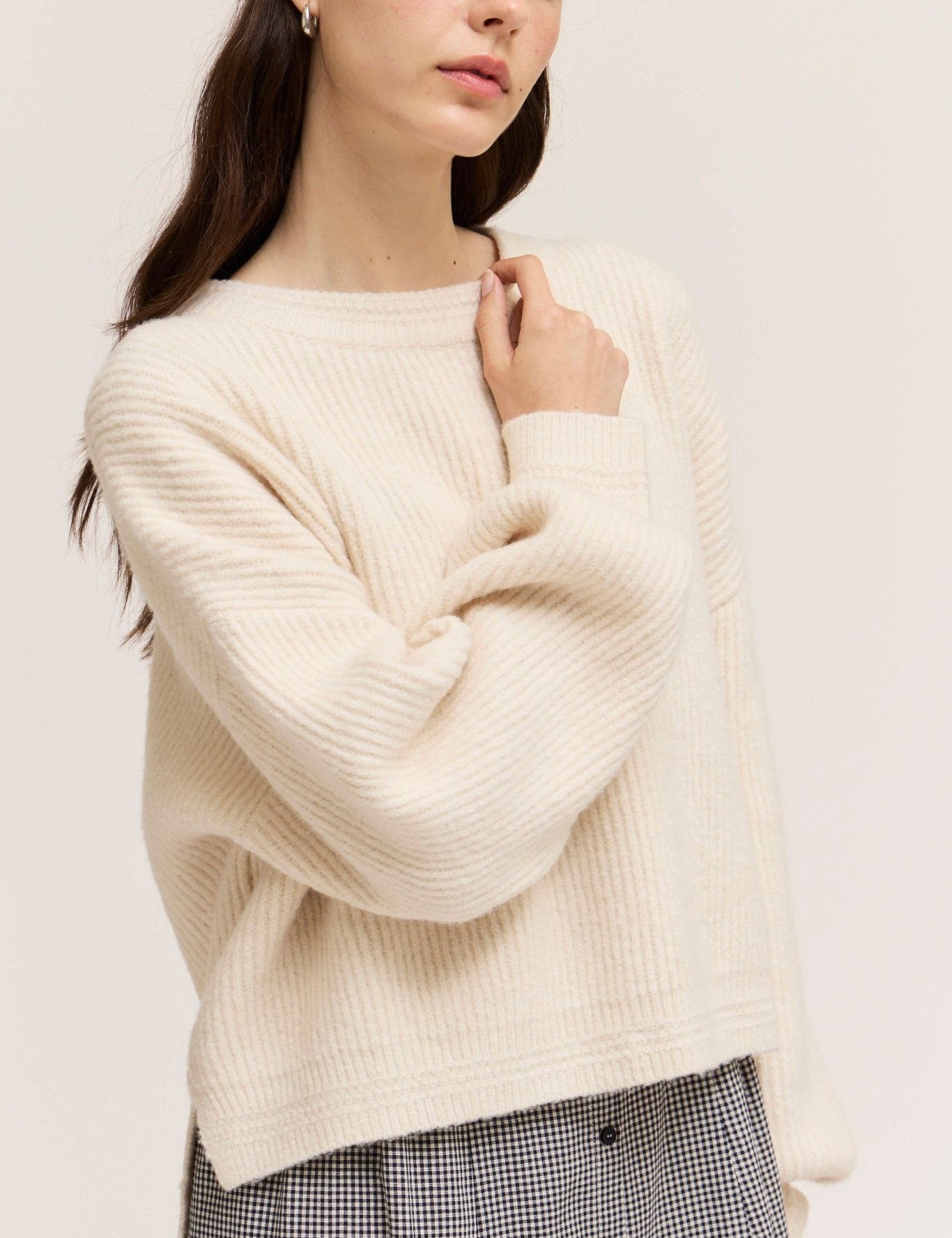 Breezeway Oversized Rib Knit Sweater - Westly