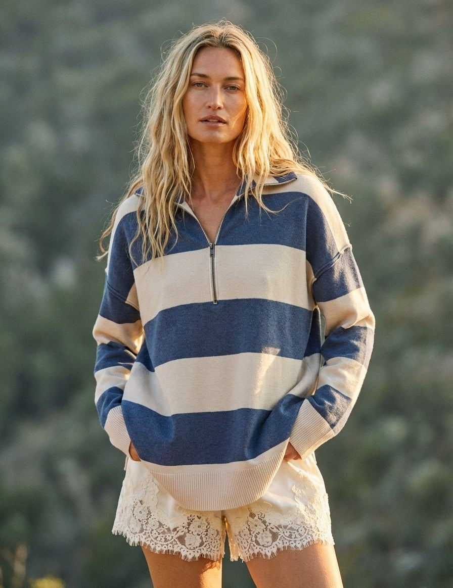 Bren Knit Half - Zip Pullover - Westly