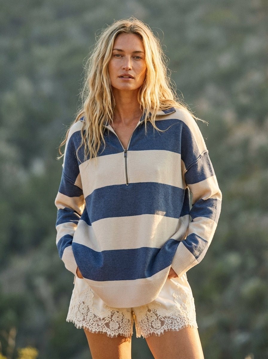 Bren Knit Half - Zip Pullover - Westly