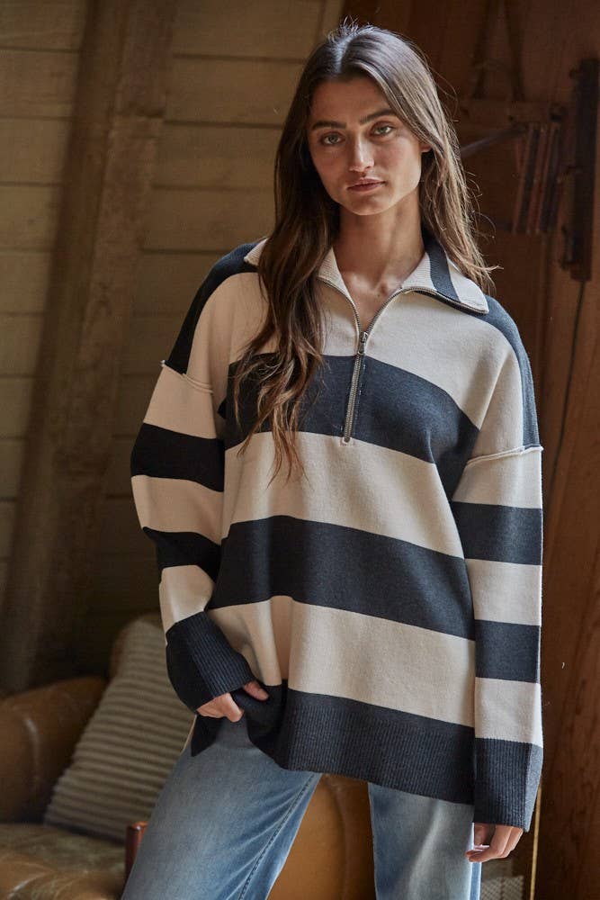 Bren Knit Half - Zip Pullover - Westly