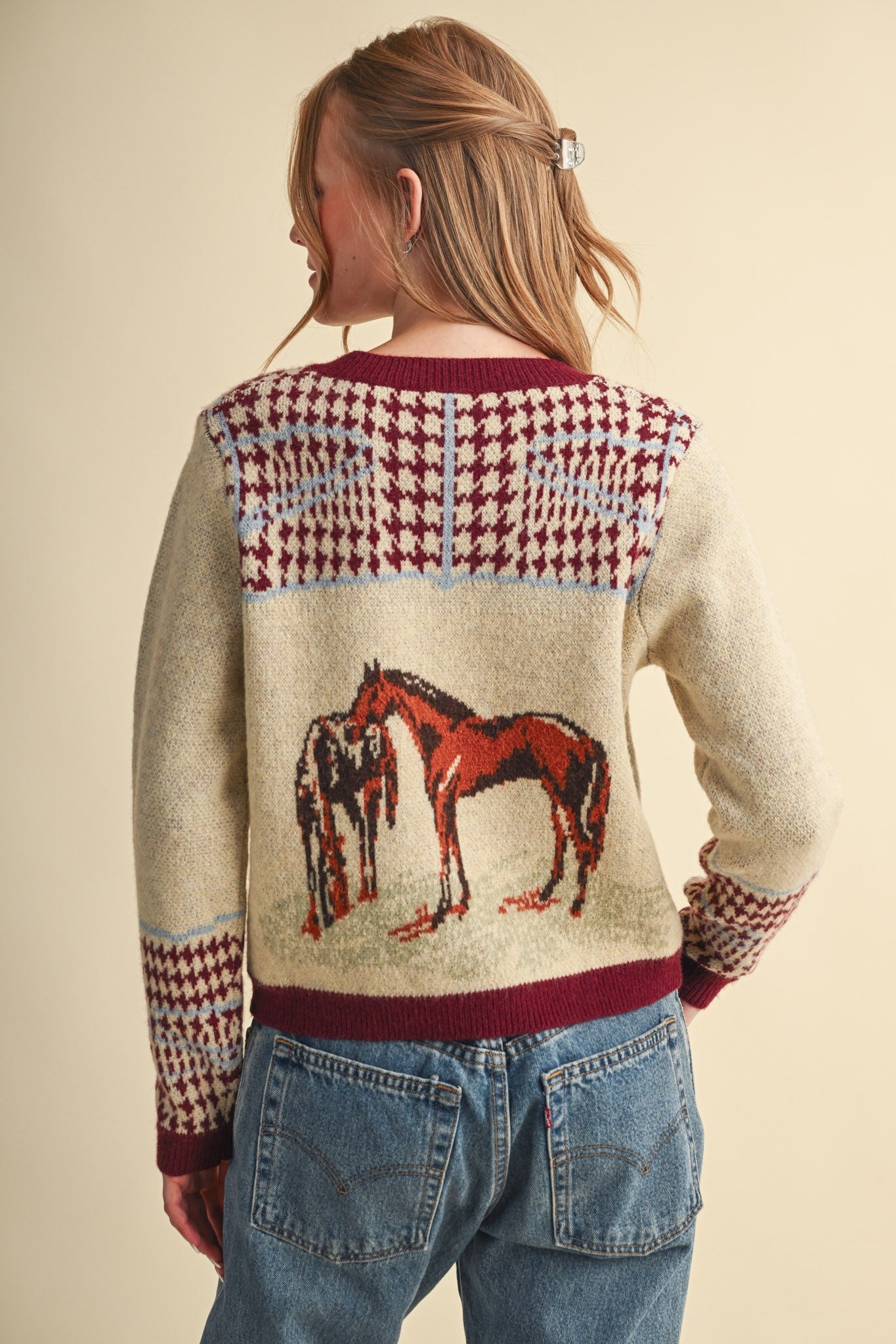 Bridlewood Horse Motif Sweater - Westly