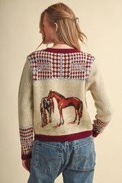 Bridlewood Horse Motif Sweater - Westly