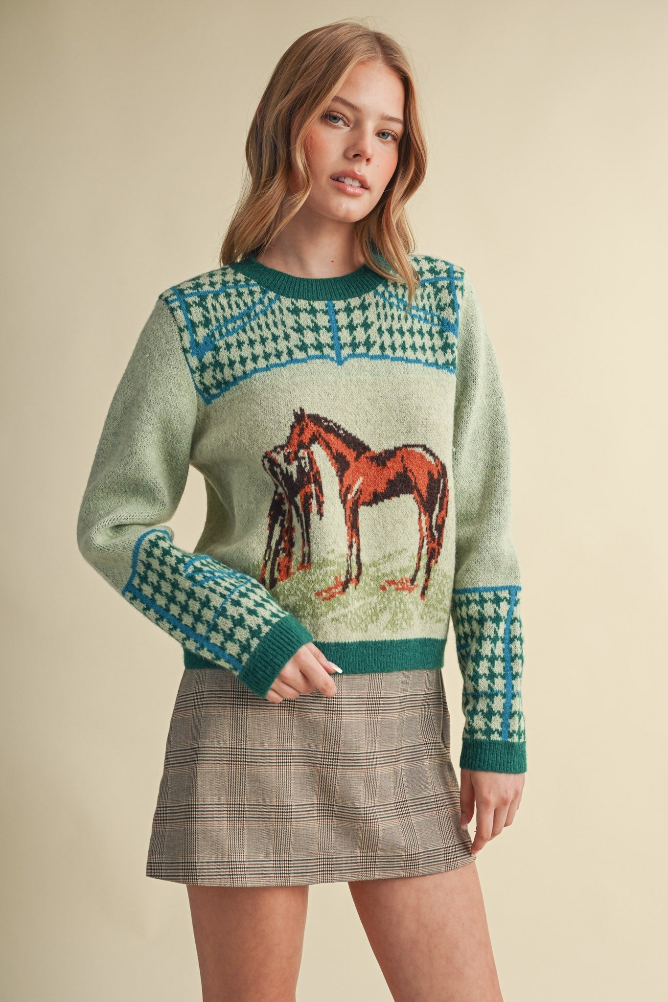 Bridlewood Horse Motif Sweater - Westly