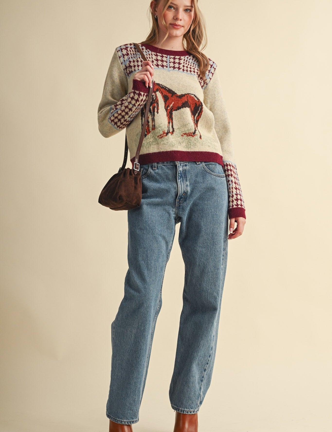 Bridlewood Horse Motif Sweater - Westly
