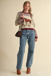 Bridlewood Horse Motif Sweater - Westly
