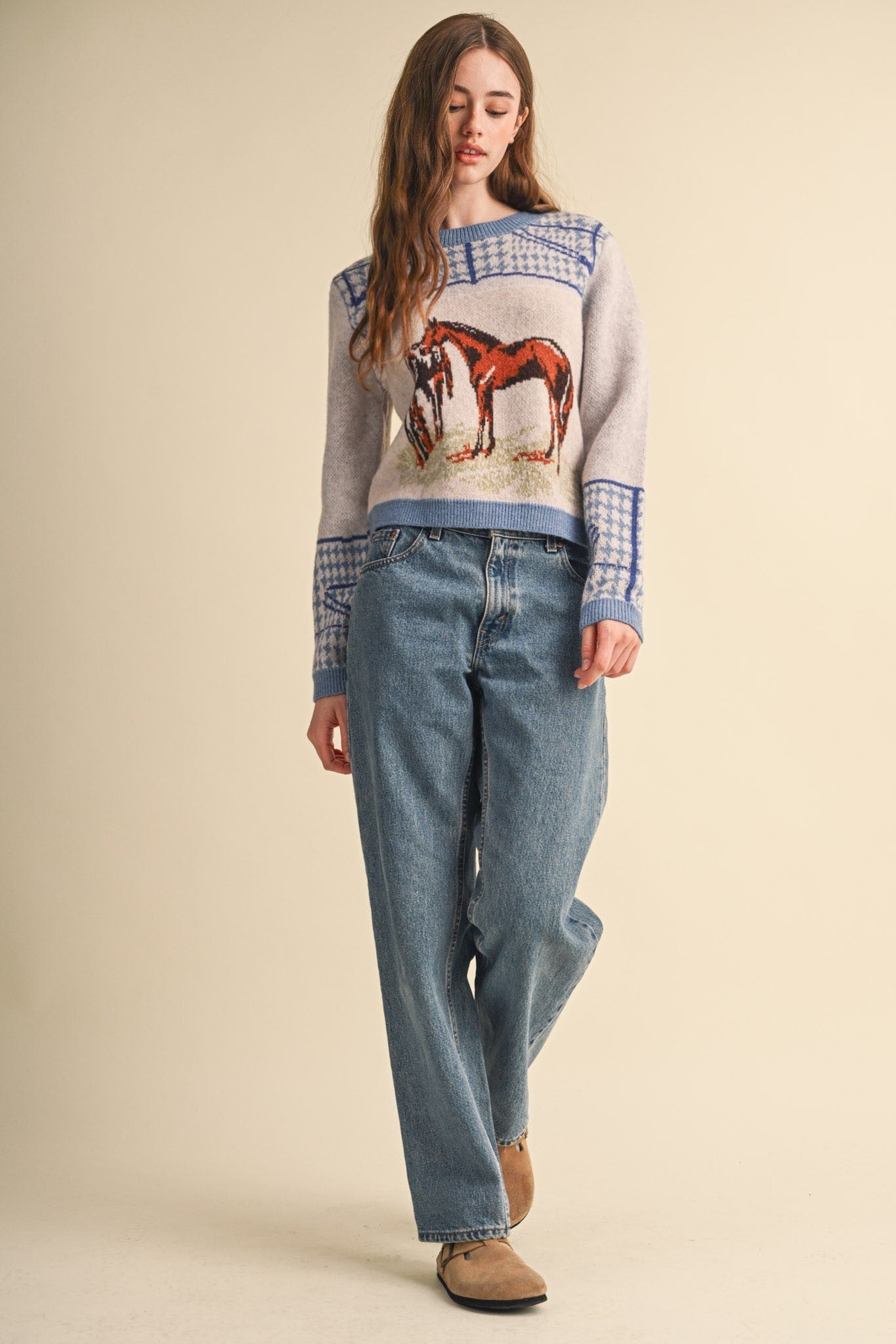 Bridlewood Horse Motif Sweater - Westly