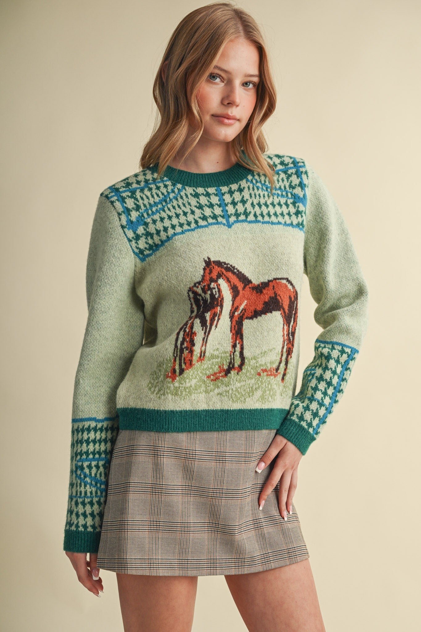 Bridlewood Horse Motif Sweater - Westly